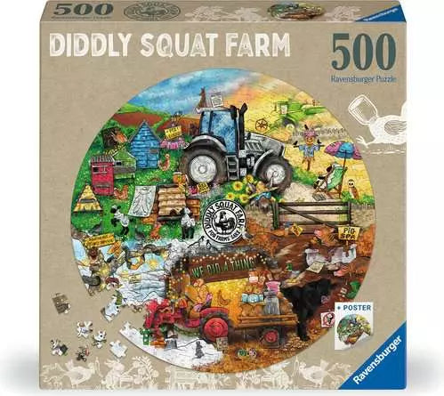 Ravensburger Diddly Squat Farm, Circular 500pc
