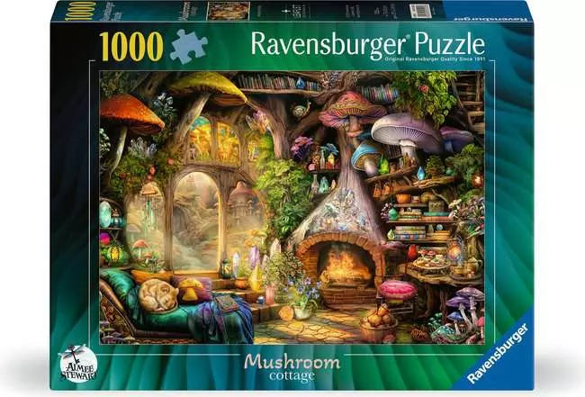 Ravensburger Mushroom Cottage, 1000pc
