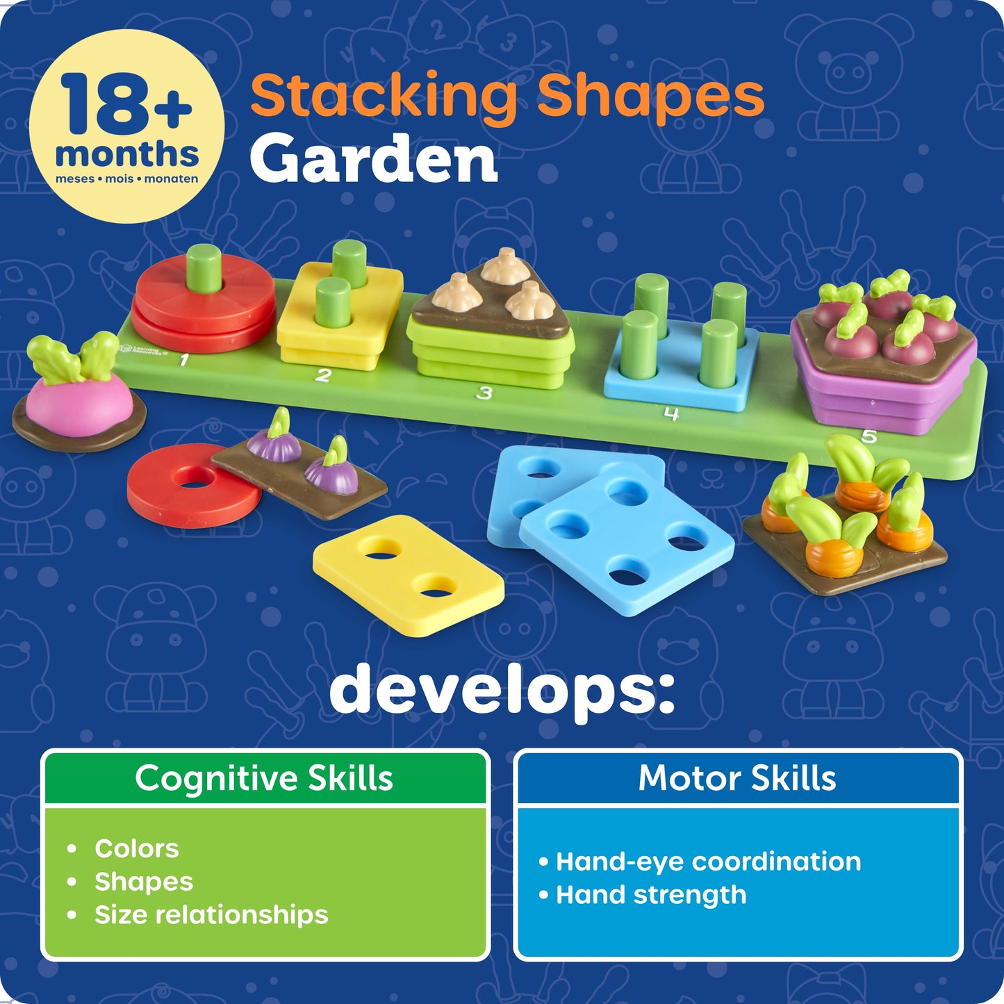 Learning Resources Stacking Shapes Garden