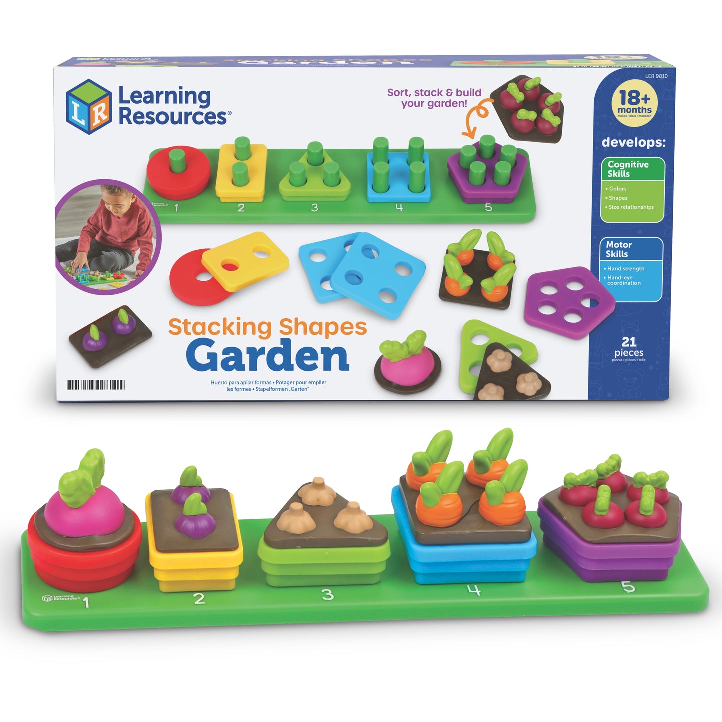 Learning Resources Stacking Shapes Garden