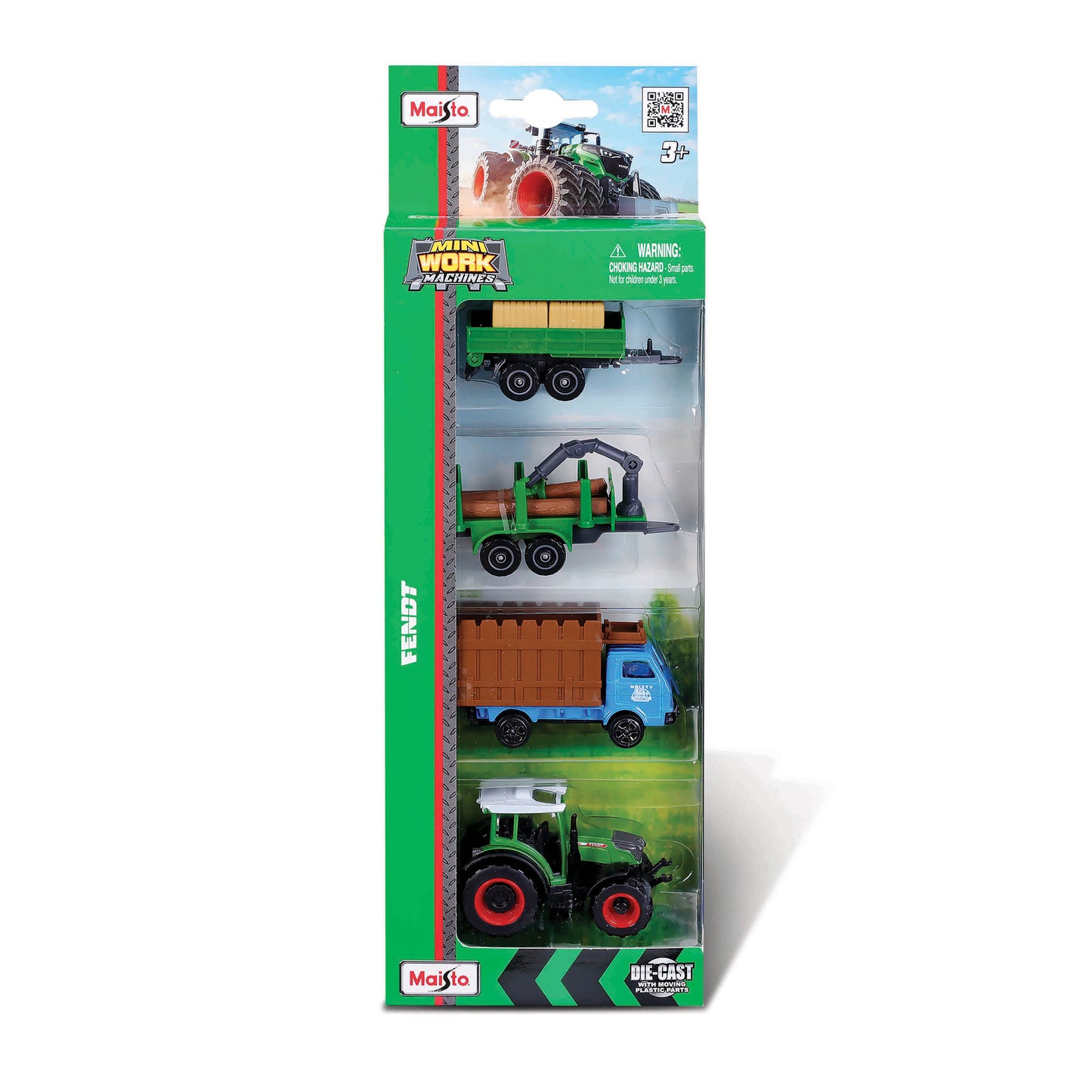 Maisto Four Fendt Tractors