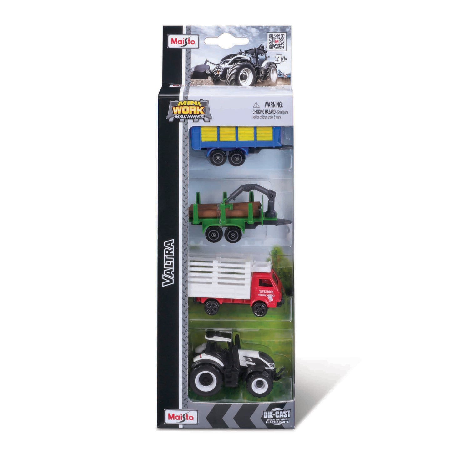 Maisto Four Valtra Tractors