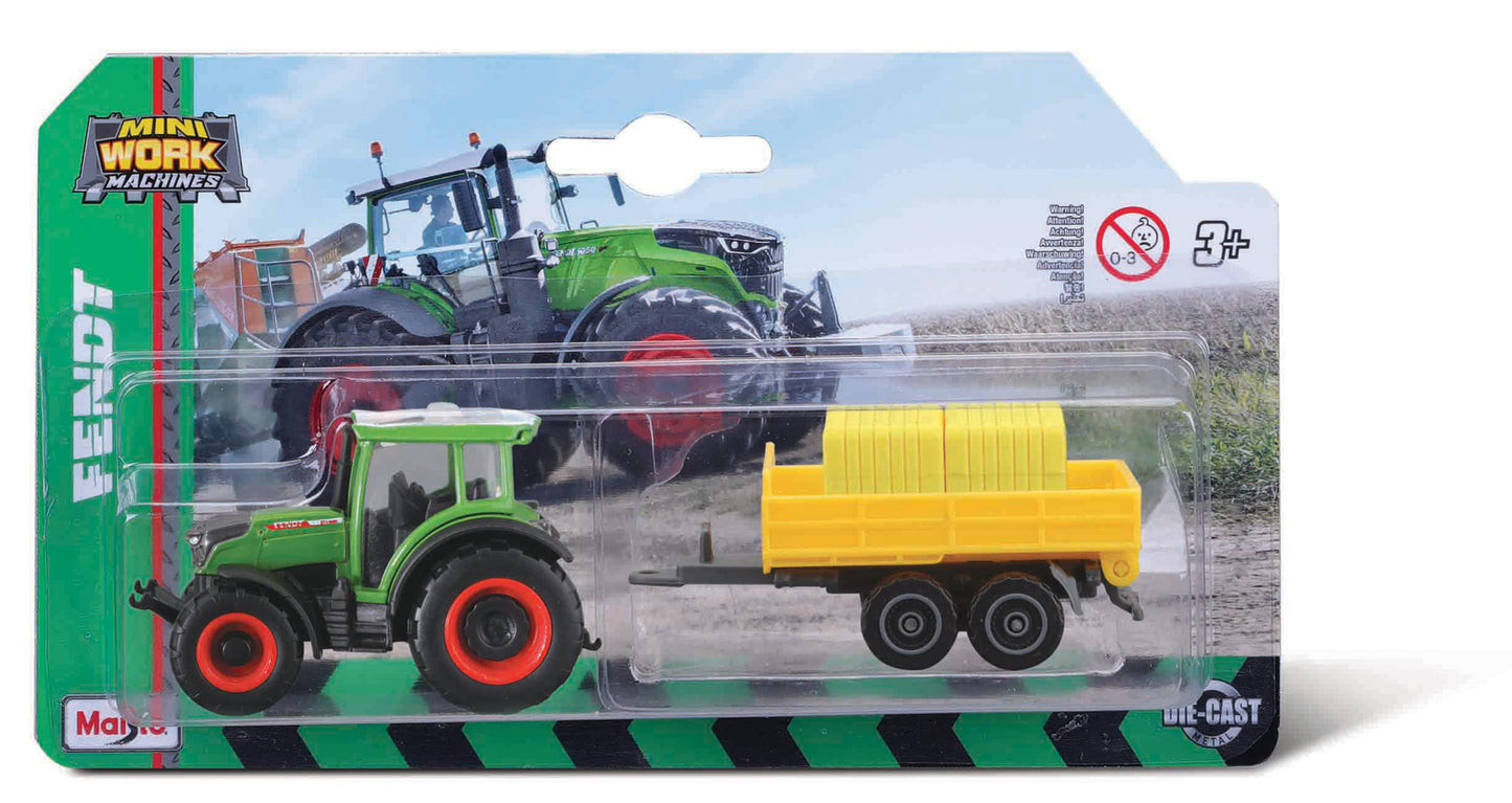 Maisto Fendt 209 Vario Tractor With Log Trailer