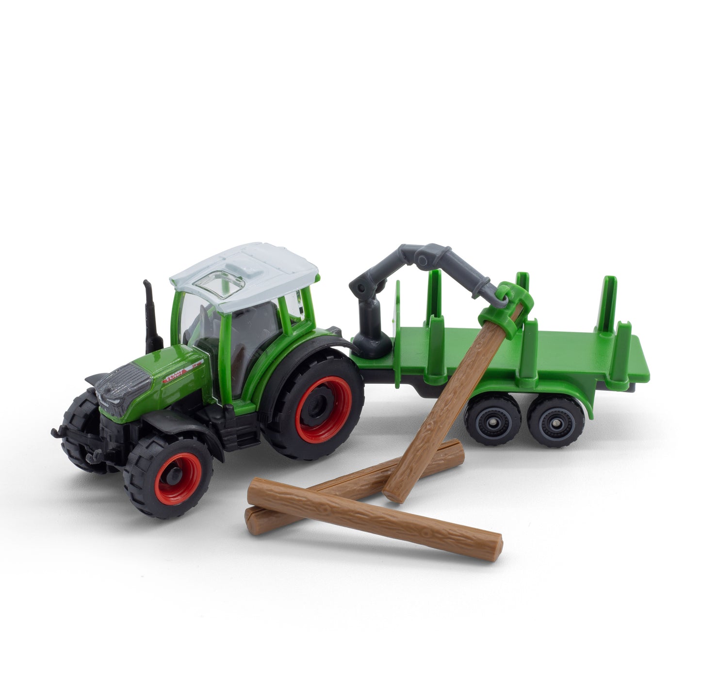 Maisto Fendt 209 Vario Tractor With Log Trailer
