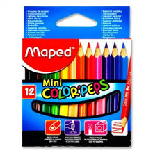 Maped Box 12 Color'peps Mini Colouring Pencils