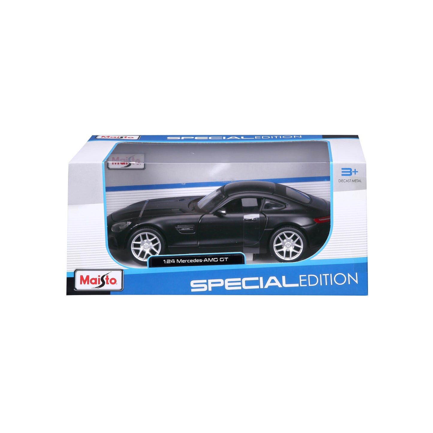 Maisto 1:24 Dull Black Mercedes-Benz AMG GT