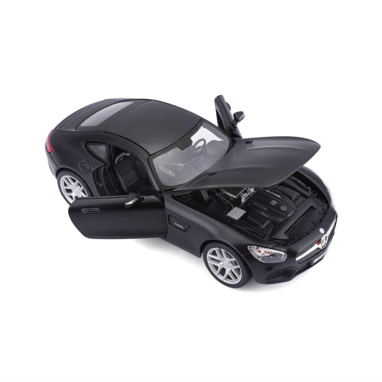Maisto 1:24 Dull Black Mercedes-Benz AMG GT
