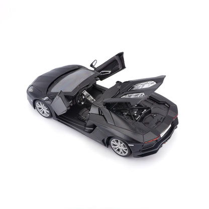 Maisto 1:24 Black Lamborghini Aventador Roadster