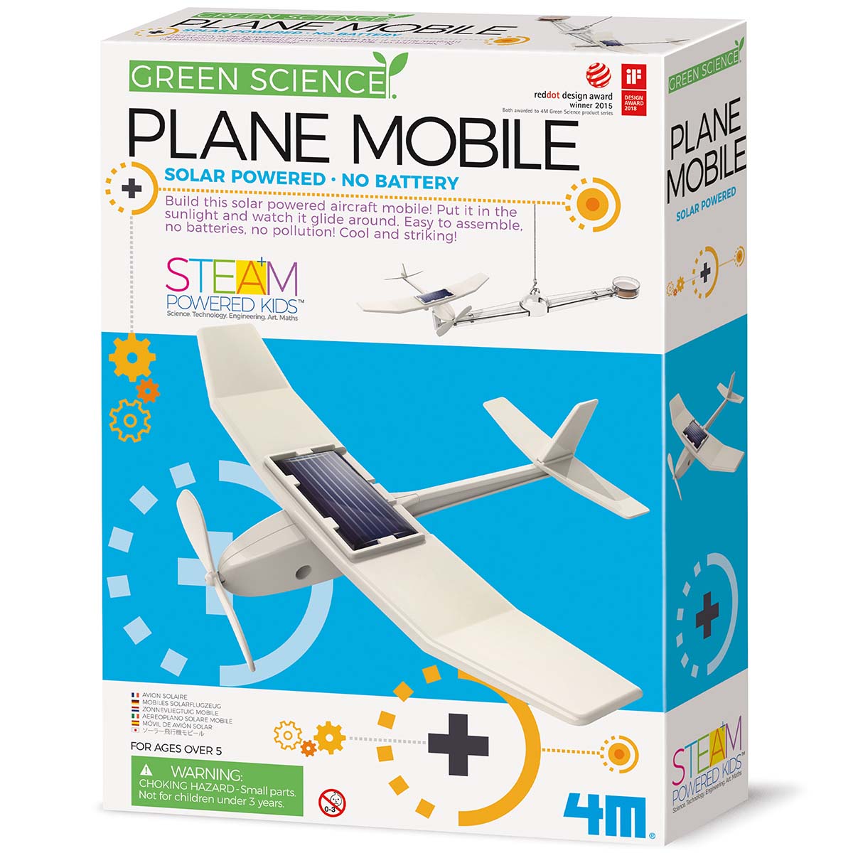 4M Green Science - Plane Mobile