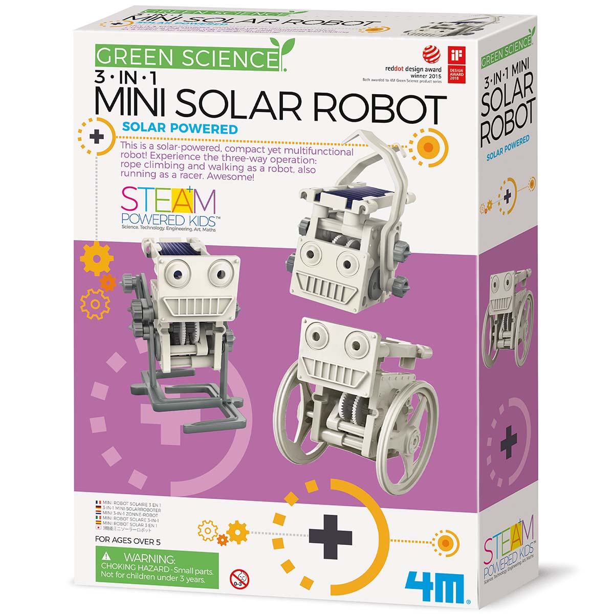 4M Green Science - 3-in-1 Mini Solar Robot