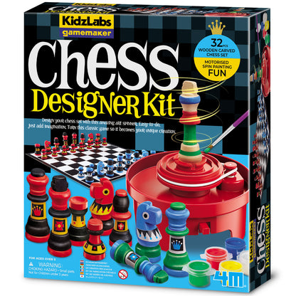 4M KidzLabs - Gamemaker - Motorised Spin/Chess Designer Kit