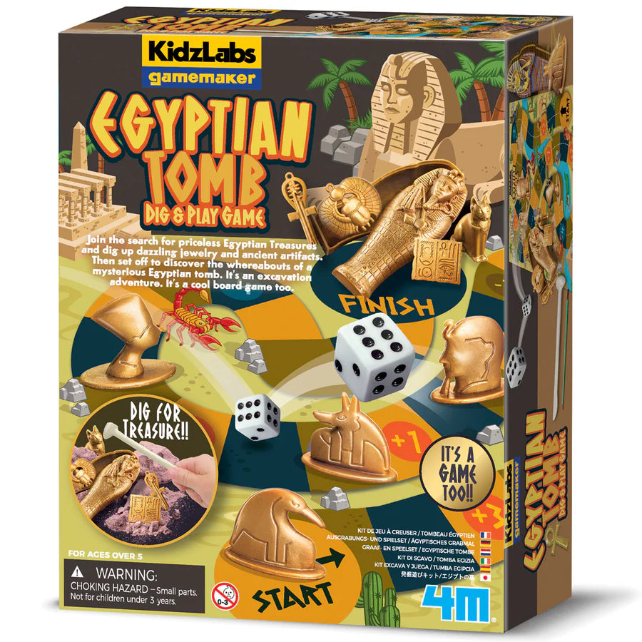 4M KidzLabs - Gamemaker - Egyptian Tomb Dig & Play Game