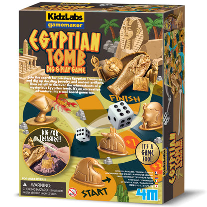 4M KidzLabs - Gamemaker - Egyptian Tomb Dig & Play Game