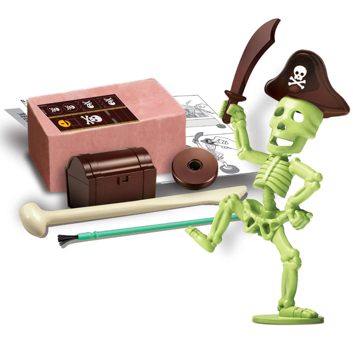 4M Kidzlabs - Dig a Glow Pirate