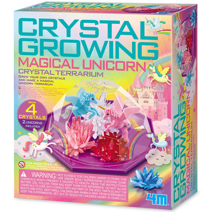 4M Crystal Growing - Magical Unicorn Crystal Terrarium