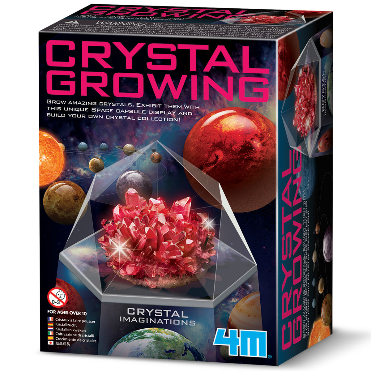 4M Crystal Growing - Crystal Imaginations (Red)