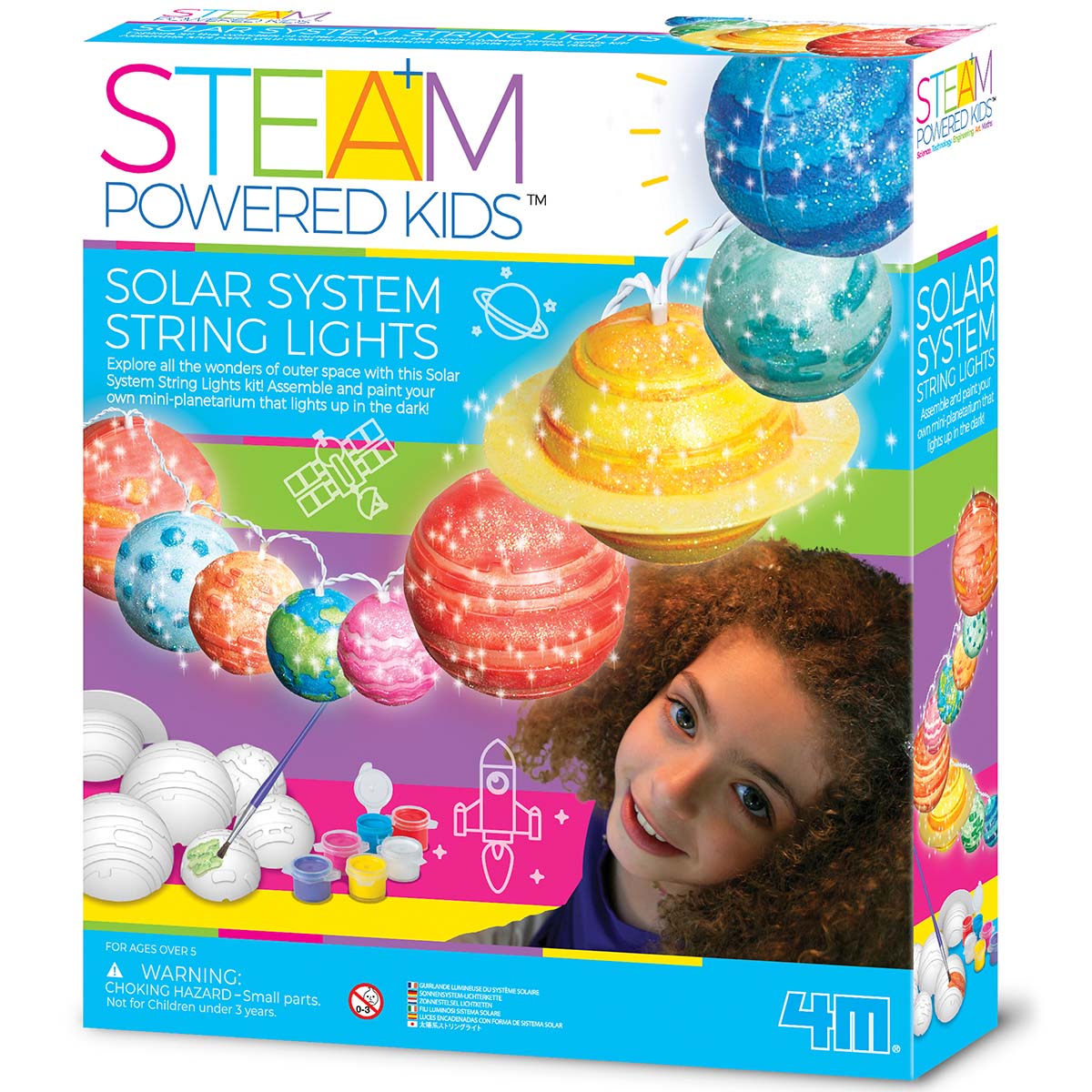 4M STEAM Powered Kids - Solar System String Lights
