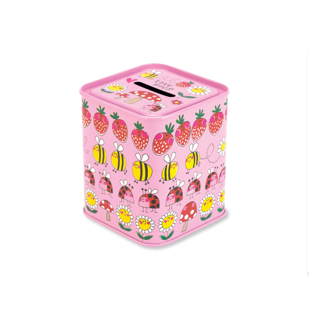 Rachel Ellen Money Box - Love Bugs