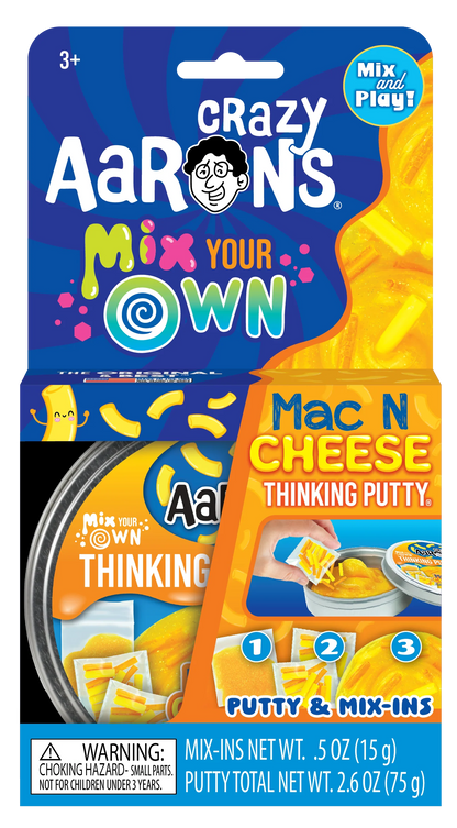 Crazy Aaron's Thinking Putty Mix Your Own Mac N Cheese