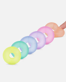 Speks Mini Gump Loop Multi Colour 6-Pack - 4cm