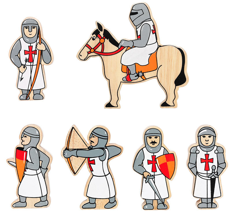 Lanka Kade Red Knight Playset - Bag Of 6