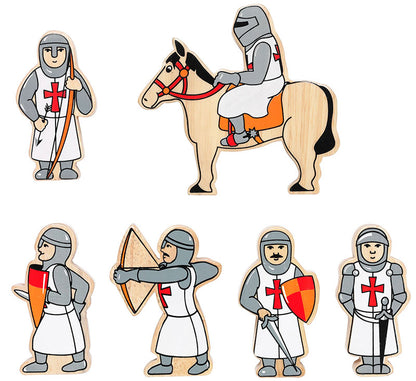 Lanka Kade Red Knight Playset - Bag Of 6