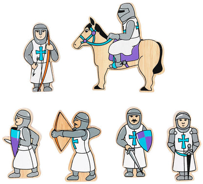 Lanka Kade Blue Knight Playset - Bag of 6