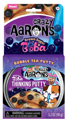 Crazy Aaron's Thinking Putty Trendsetters Brown Sugar Boba