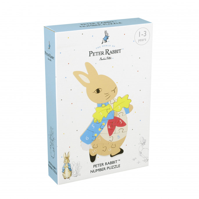 Orange Tree Toys Number Puzzle Peter RabbitTM (FSC®)