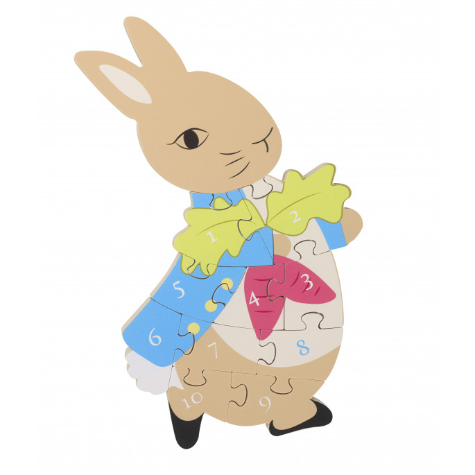 Orange Tree Toys Number Puzzle Peter RabbitTM (FSC®)