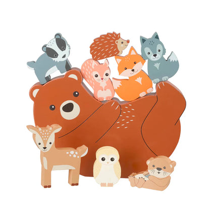 Orange Tree Toys Balancing Game - Woodland Animal