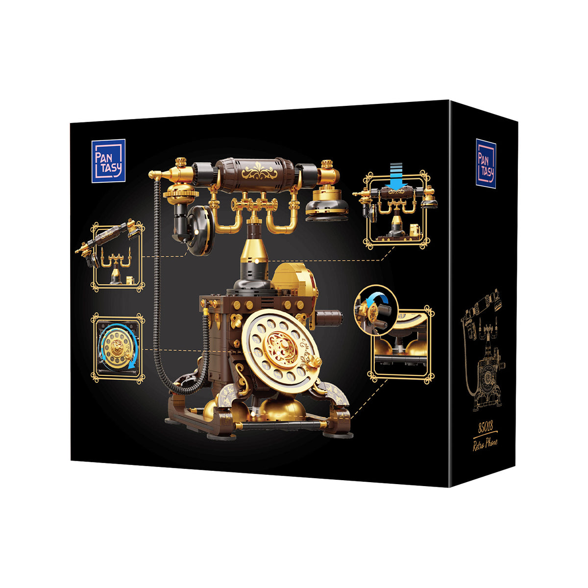 Pantasy Retro Rotary Telephone - 766 pcs