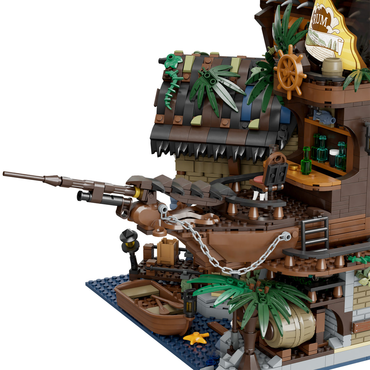 Pantasy The Pirates Pub Ship Building - 2814 pcs