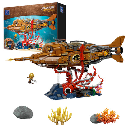 Pantasy The Nautilus Steampunk Submarine - 2552 pcs