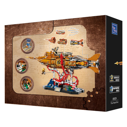 Pantasy The Nautilus Steampunk Submarine - 2552 pcs