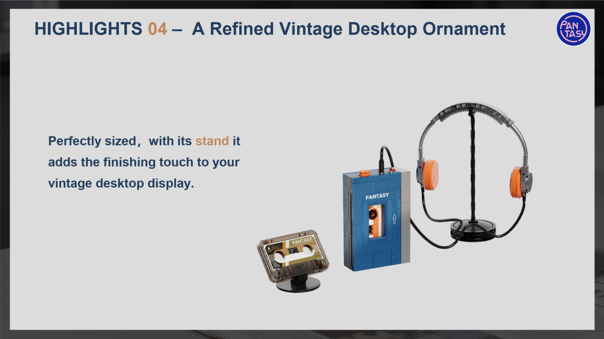 Pantasy Retro Tape Cassette Player - 569 pcs