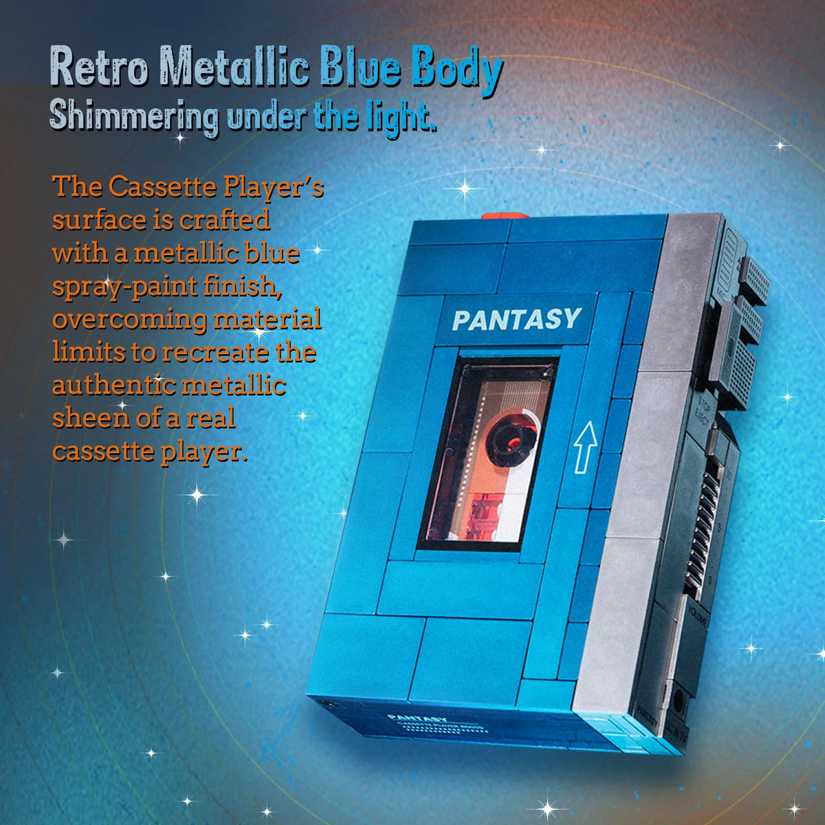 Pantasy Retro Tape Cassette Player - 569 pcs