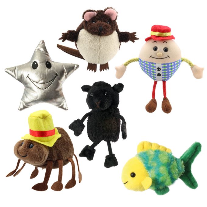 The Puppet Company Finger Puppets Nursery Rhymes Set of 6
