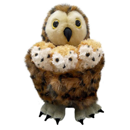 The Puppet Company Hide-Away Puppets Tawny Owl (with 3 Babies)