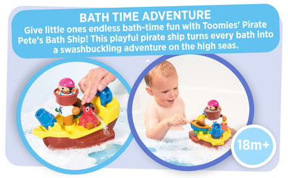 Tomy Toomies Bath Pirate Ship Bath Toy