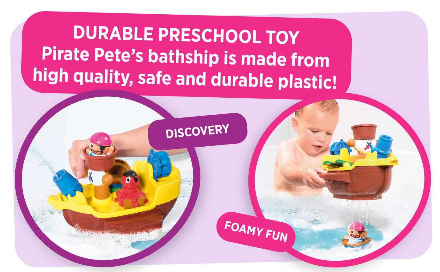 Tomy Toomies Bath Pirate Ship Bath Toy