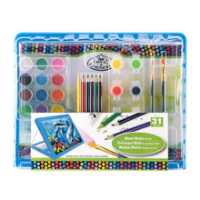 Royal & Langnickel 31Pce Mixed Media Art Set With Easel Blue