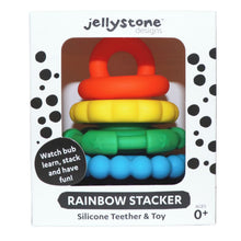 Jellystone Rainbow Stacker & Teether Toy - Bright
