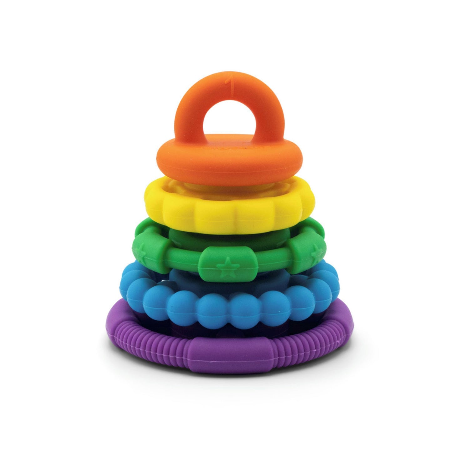 Jellystone Rainbow Stacker & Teether Toy - Bright