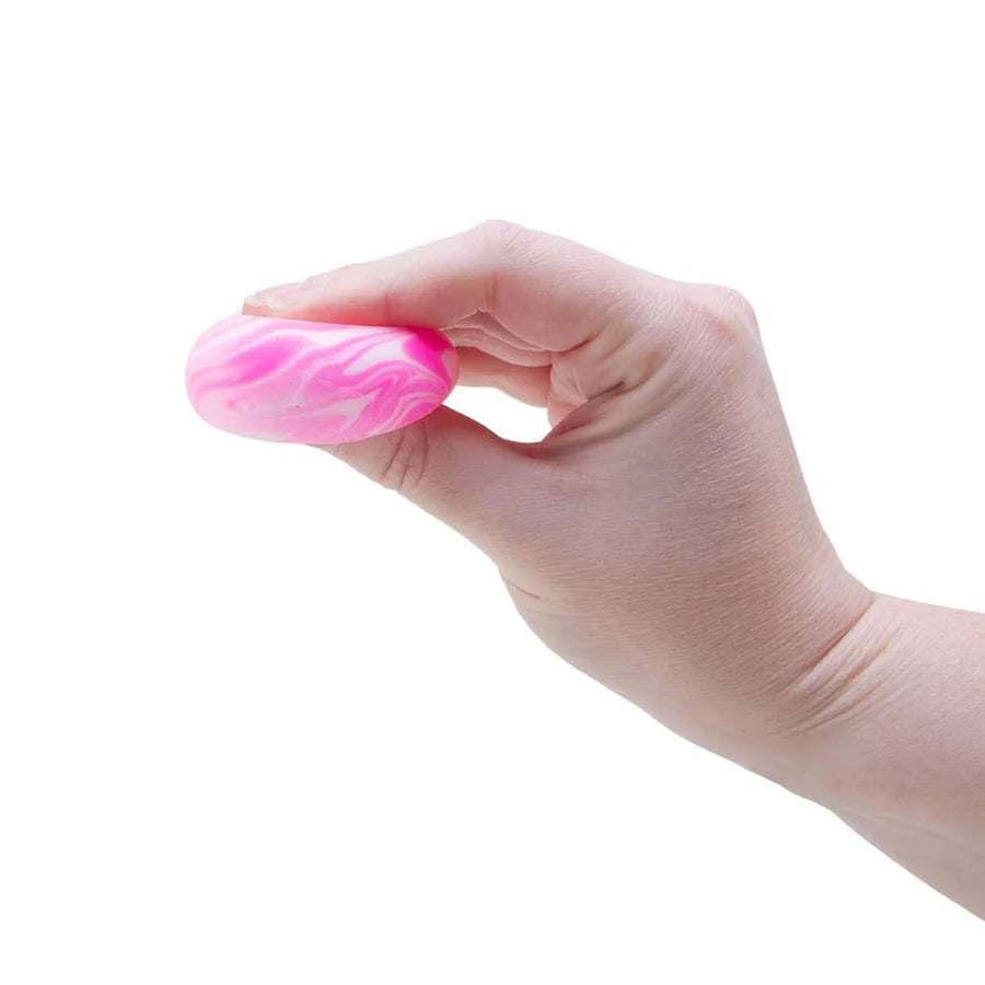 Schylling NeeDoh Swirl Teenie Classic Groovy Glob Marbled Look Stress Ball 4 Pack