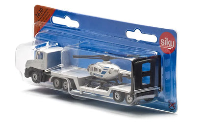 Siku 1:87 Police Low Loader W/Helicopter
