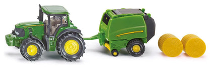 Siku 1:87 John Deere Tractor W/Baler