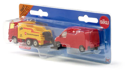 Siku 1:87 Breakdown Truck With Van