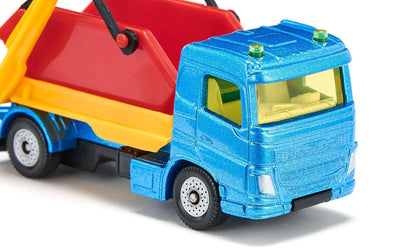 Siku 1:87 Truck With Skip & Trailer