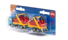 Siku 1:87 Truck With Skip & Trailer